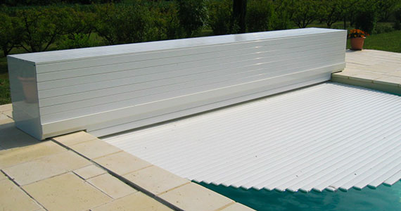 Coffre PVC pour volet piscine Silver Roll